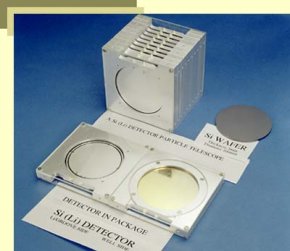 A 100 mm diameter wafer and fabricated lithium-drifted Si detectors for the Cosmic Ray Isotope Spectrometer (CRIS) on NASA's Advanced Composition Explorer (ACE) spacecraft launched in 1997.