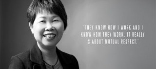 Peggy Tang, HR director for global procurement and Singapore site NXP Semiconductors