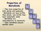 Metalloids Semiconductors