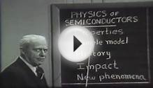 AT&T Archives: Dr. Walter Brattain on Semiconductor Physics