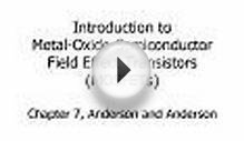 Introduction to Metal-Oxide-Semiconductor Field Effect