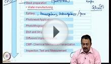 Mod-02 Lec-06 Basics of Semiconductor and Process