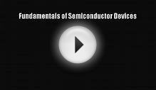 [PDF Download] Fundamentals of Semiconductor Devices [Read
