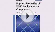 [PDF] Physical Properties of -V Semiconductor Compounds