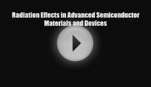 [PDF] Radiation Effects in Advanced Semiconductor