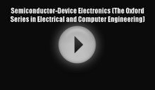 PDF Semiconductor-Device Electronics (The Oxford Series in