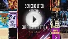 [PDF] Semiconductor Material and Device Characterization