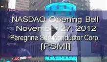 Peregrine Semiconductor NASDAQ Bell Ringing