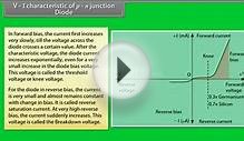 V-I Characteristic of p-n Junction Diode