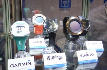 Wearables on the Nordic Semi stand